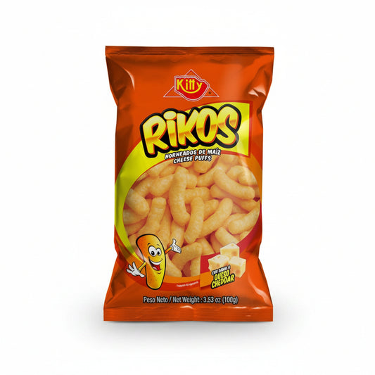 RIKOS CHEESE PUFFS KITTY 100GR