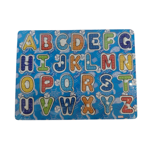 TABLERO DE ABECEDARIO DE SPIDERMAN