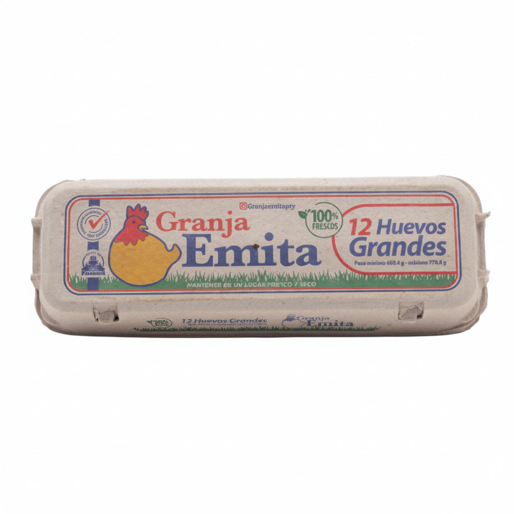 HUEVOS GRANDES GRANJA EMITA 12U