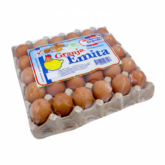 FLAT DE HUEVOS GRANDES GRANJA EMITA 30U