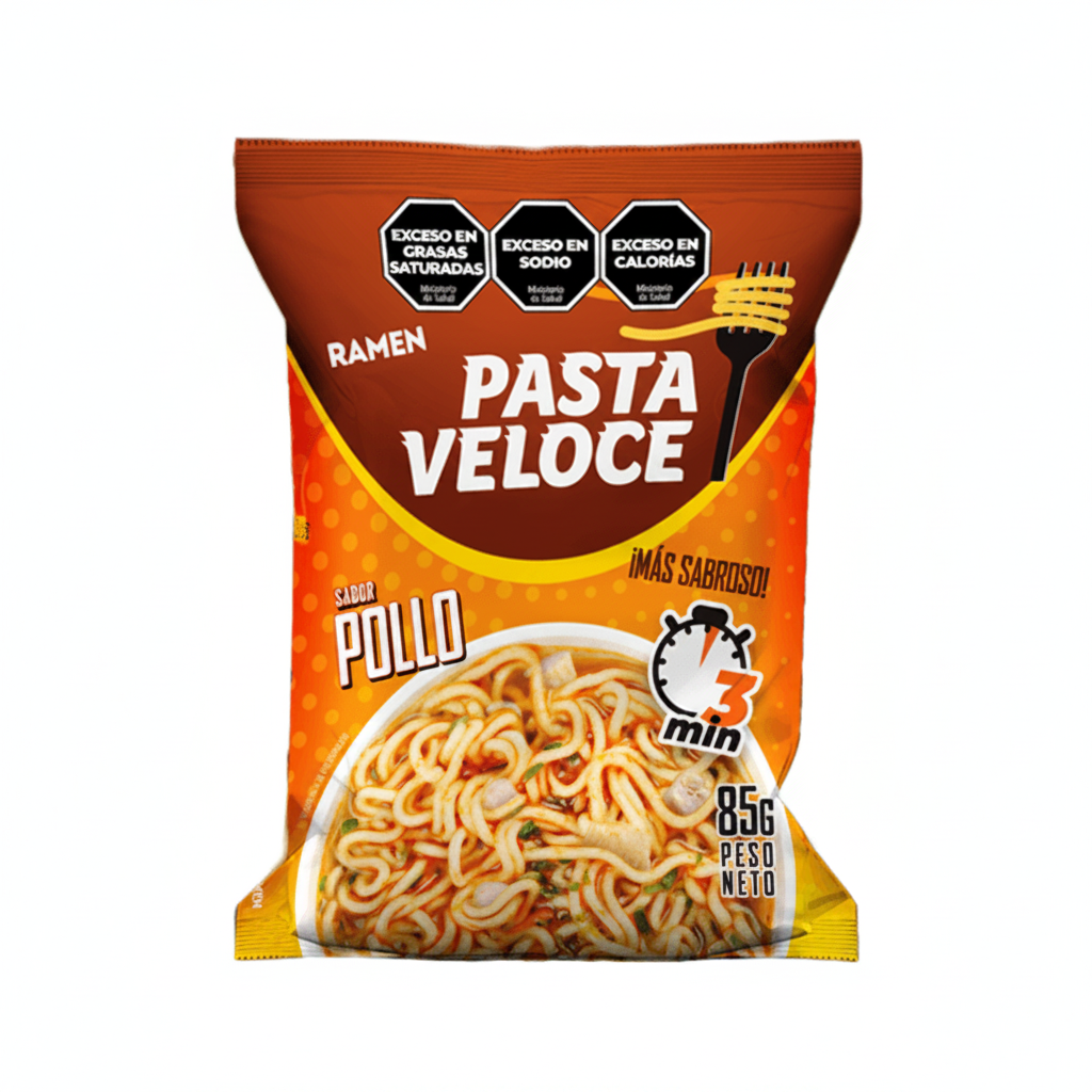 SOPA RAMEN SABOR POLLO VELOCE 85GR