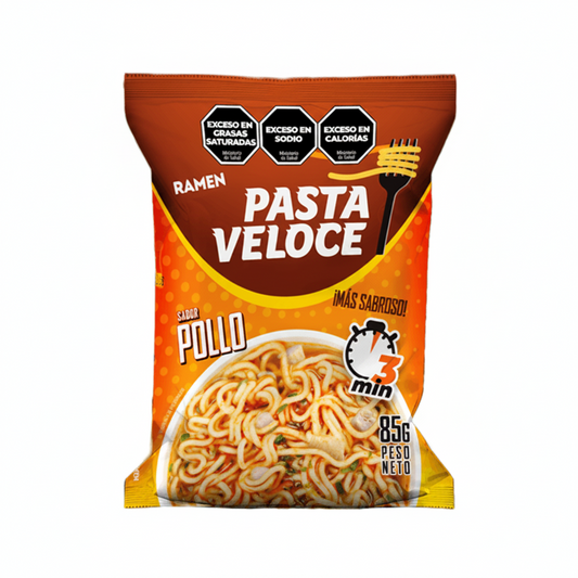 SOPA RAMEN SABOR POLLO VELOCE 85GR
