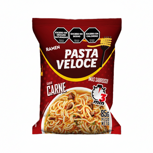 SOPA RAMEN SABOR CARNE VELOCE 85GR