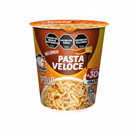SOPA DE VASO SABOR POLLO VELOCE 64GR