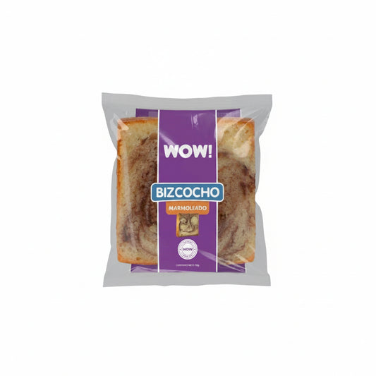 BIZCOCHO DE MARMOLEADO WOW 90GR