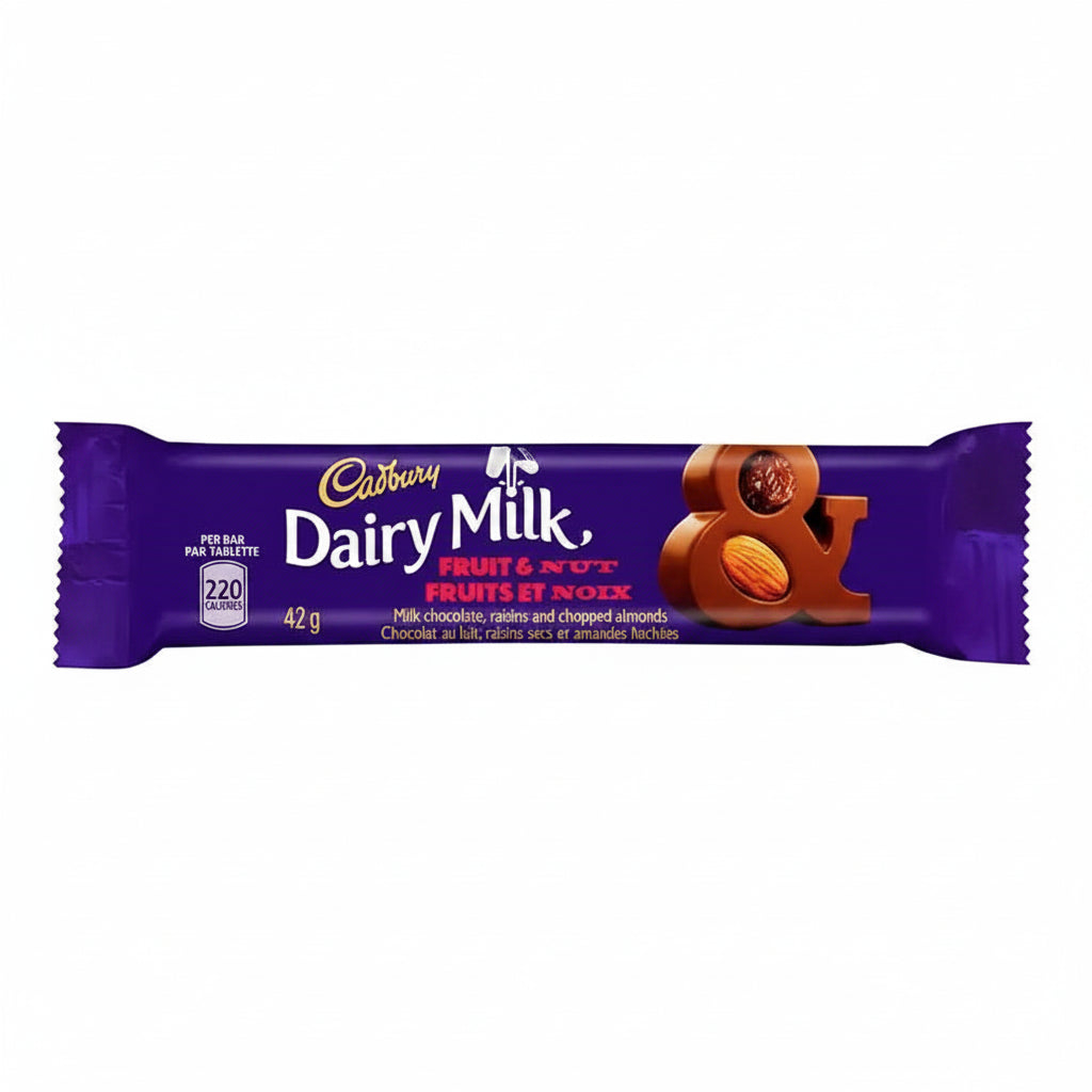 CHOCOLATE MILK FRUITNUT CADBURY 38GR