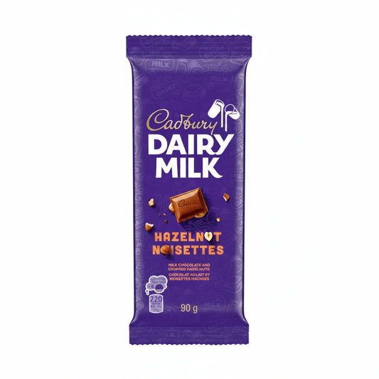 CHOCOLATE MILK HAZELNUT CADBURY 90GR