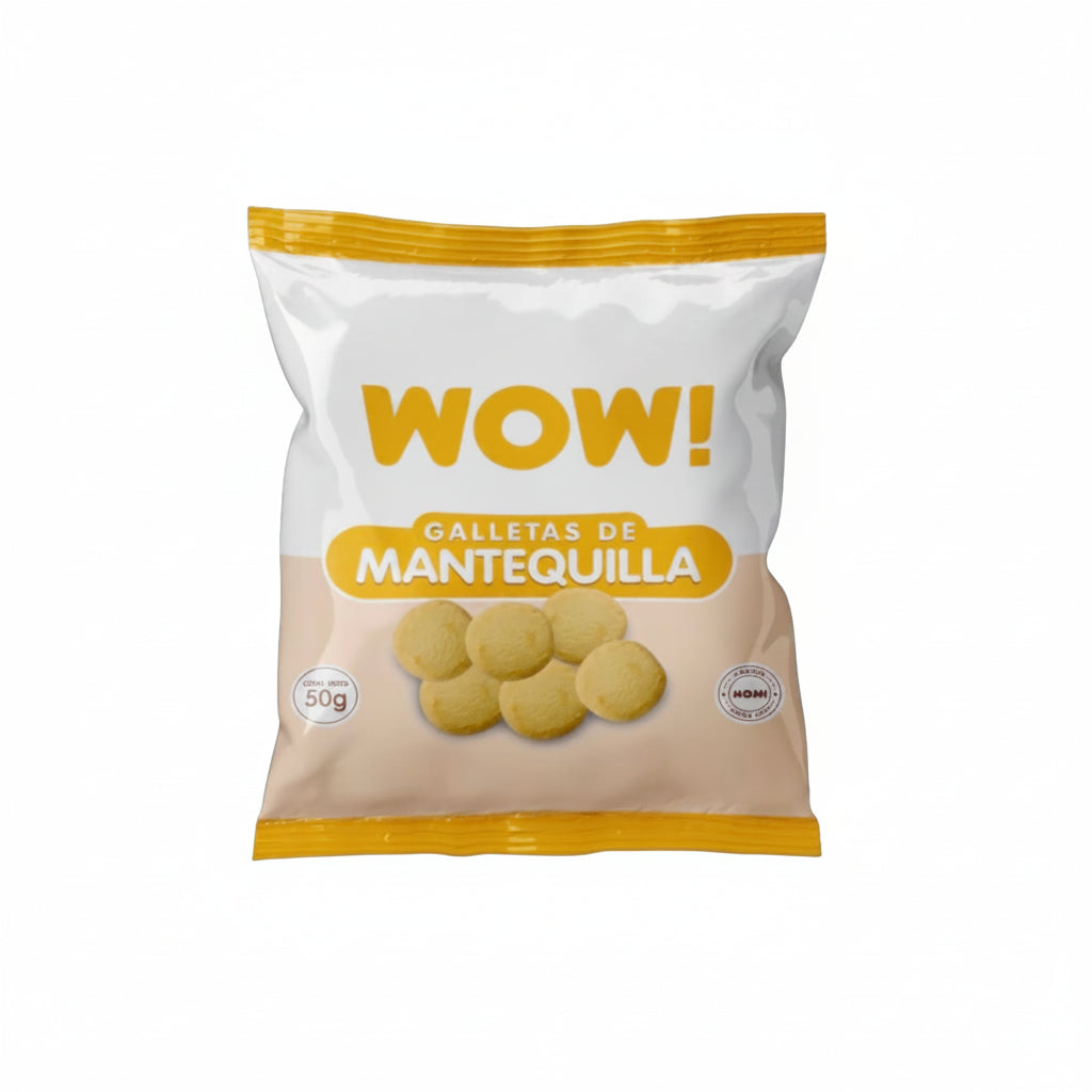 MINI GALLETAS DE MANTEQUILLA WOW 50GR