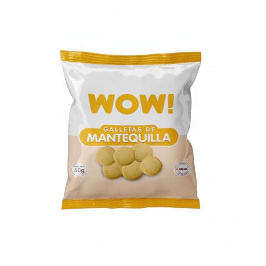 MINI GALLETAS DE MANTEQUILLA WOW 50GR