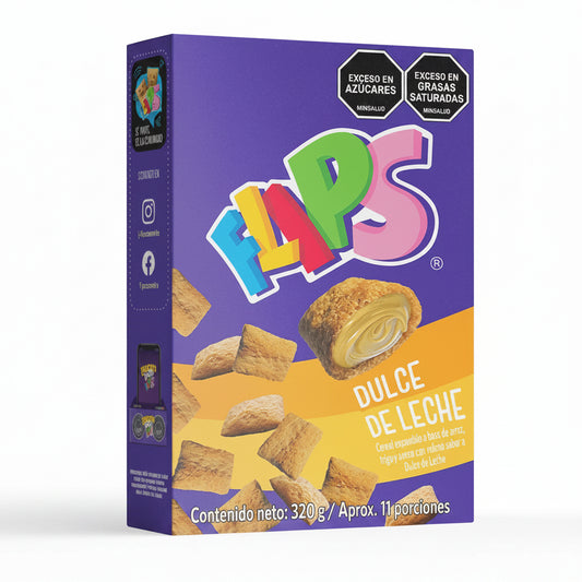 CEREAL DULCE DE LECHE FLIPS 320GR