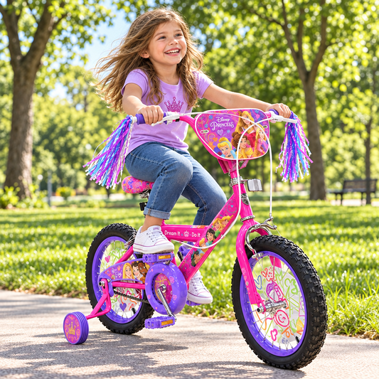 BICICLETA INFANTIL DE PRINCESAS DISNEY RIN 16"