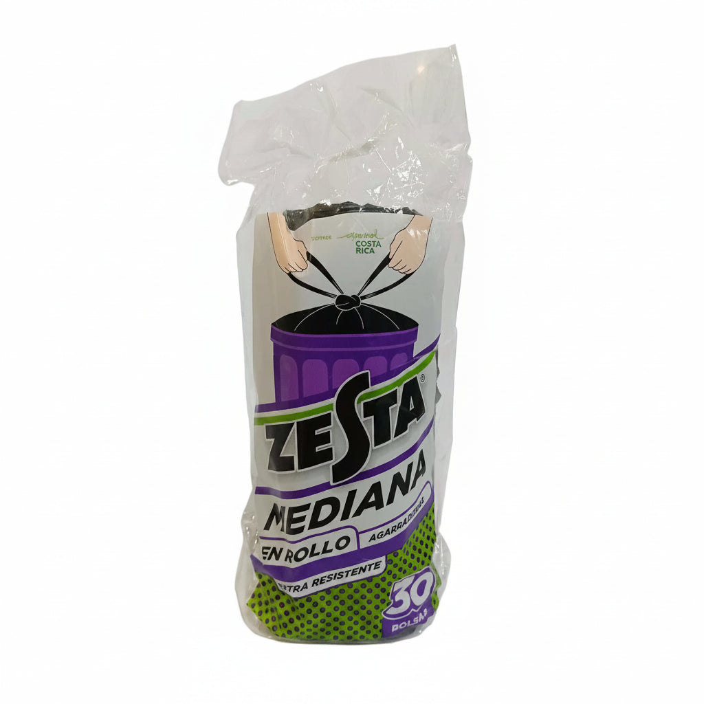 BOLSA DE BASURA ROLLO MEDIANA 22X24 ZESTA