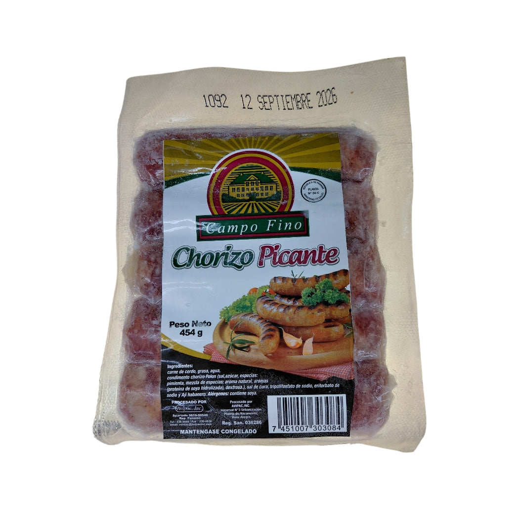CHORIZO PICANTE CAMPO FINO 1LB
