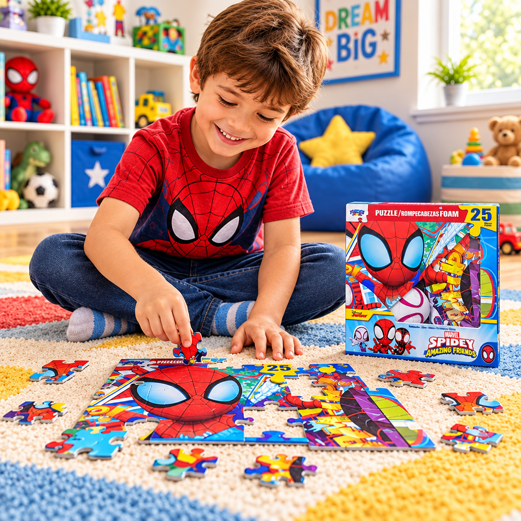 ROMPECABEZAS 25 PIEZAS SPIDERMAN