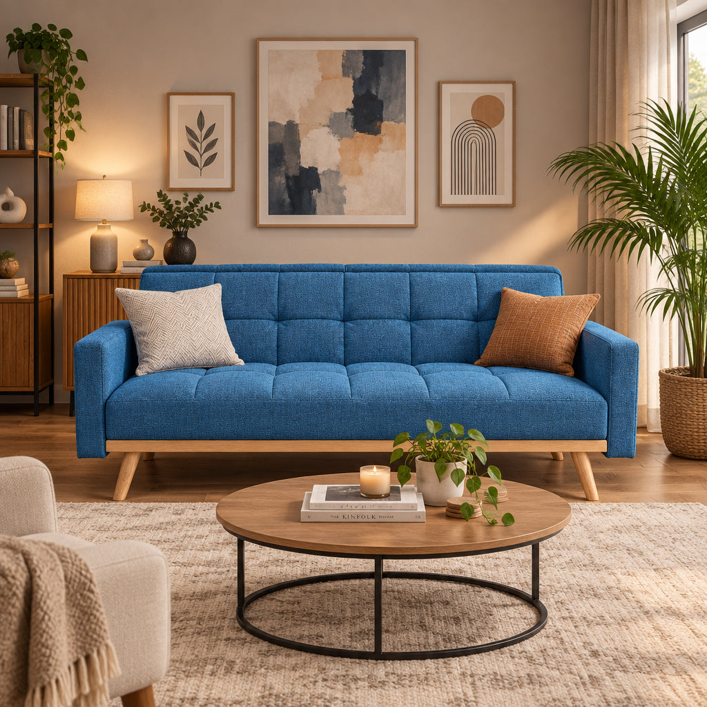 SOFA CAMA AZUL