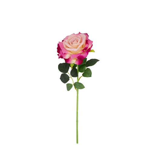ROSA MATIZADA ARTIFICIAL DECORATIVA 70CM