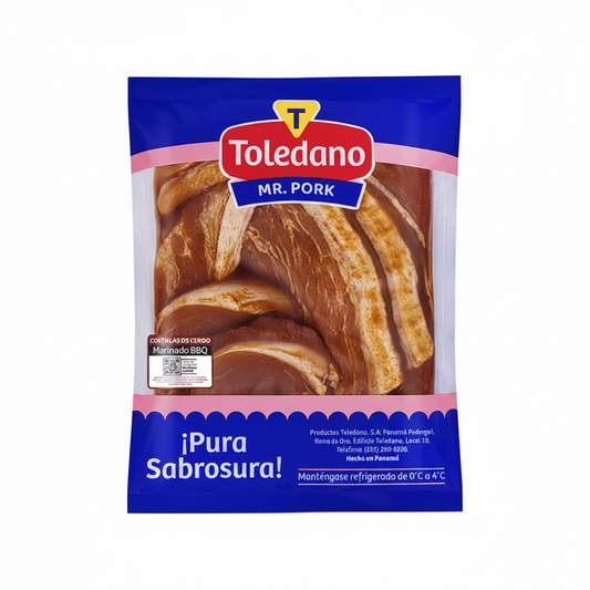 COSTILLA DE CERDO BBQ TOLEDANO 1.8KG