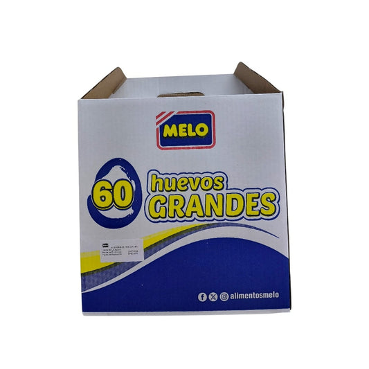 HUEVOS GRANDE MALETIN MELO 60 UNID