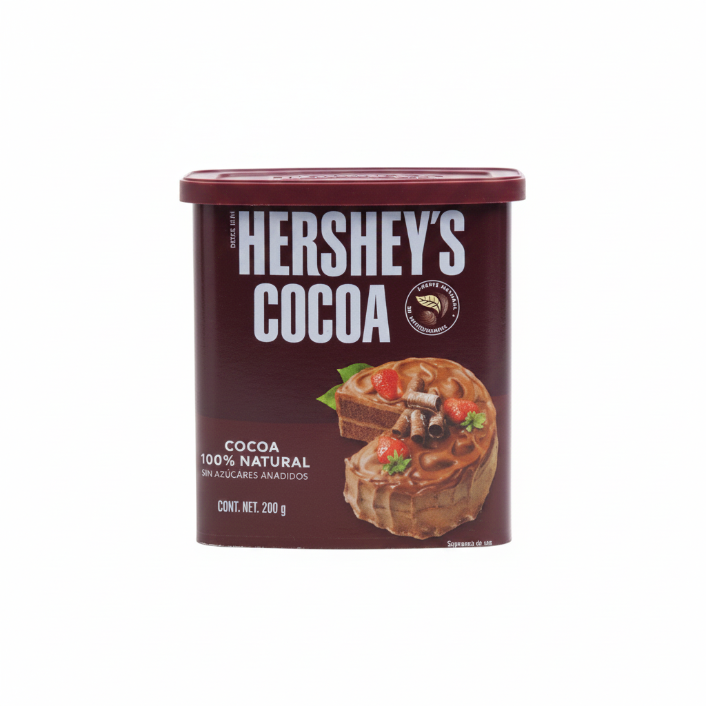 COCOA EN POLVO NATURAL HERSHEY 200GR