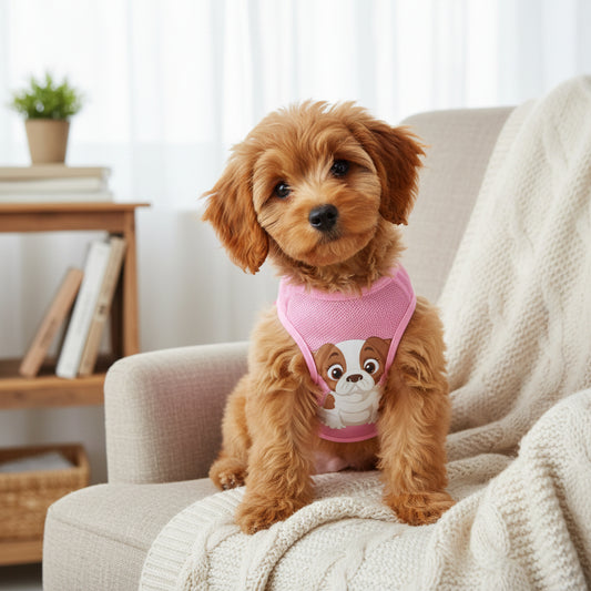 CAMISETA PARA MASCOTA CON DISEÑO DE DIFERENTES RAZAS