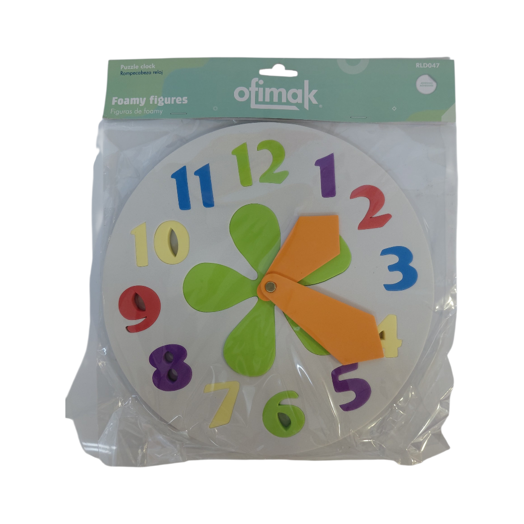RELOJ ROMPECABEZA DE FOAMY