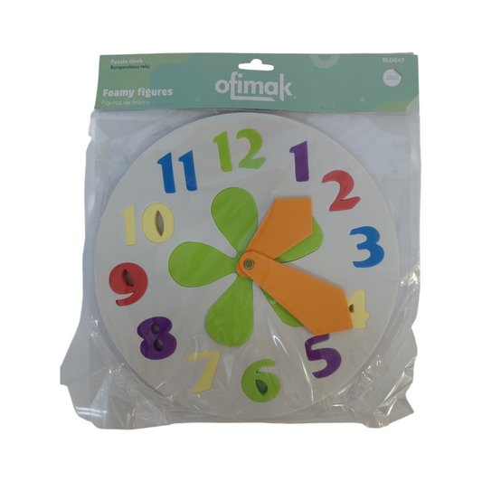 RELOJ ROMPECABEZA DE FOAMY