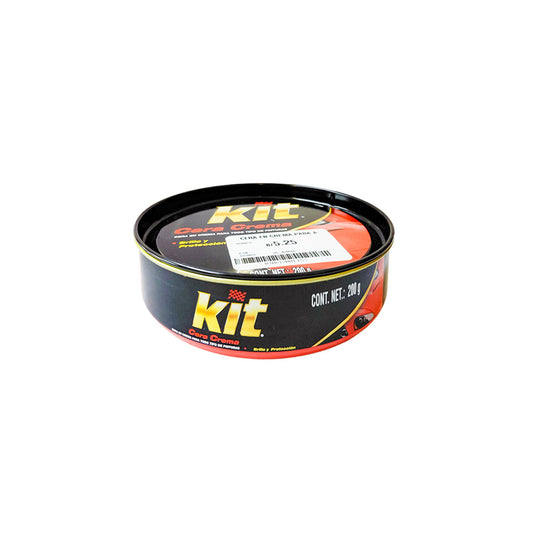 CERA EN CREMA PARA AUTO 200G KIT