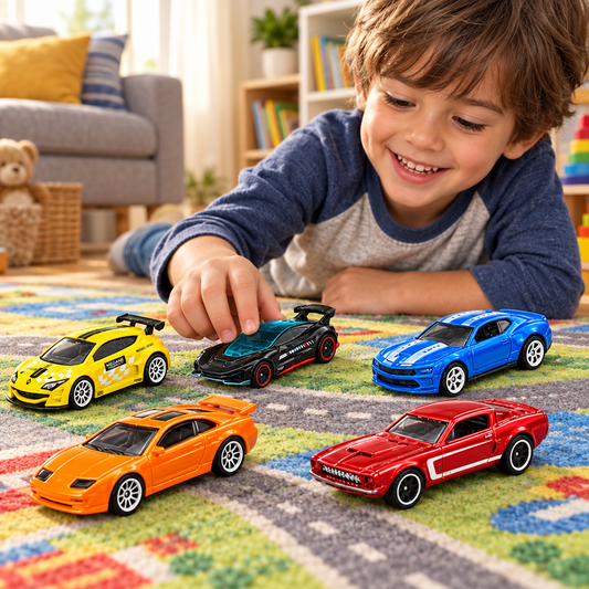 SET DE 5 CARROS HOT WHEELS SURTIDOS MATTEL