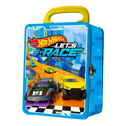 PORTACOCHES AZUL HOT WHEELS CON ASA MATTEL