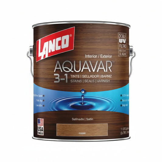 BARNIZ MARRON OSCURO AQUAVAR 1/4G