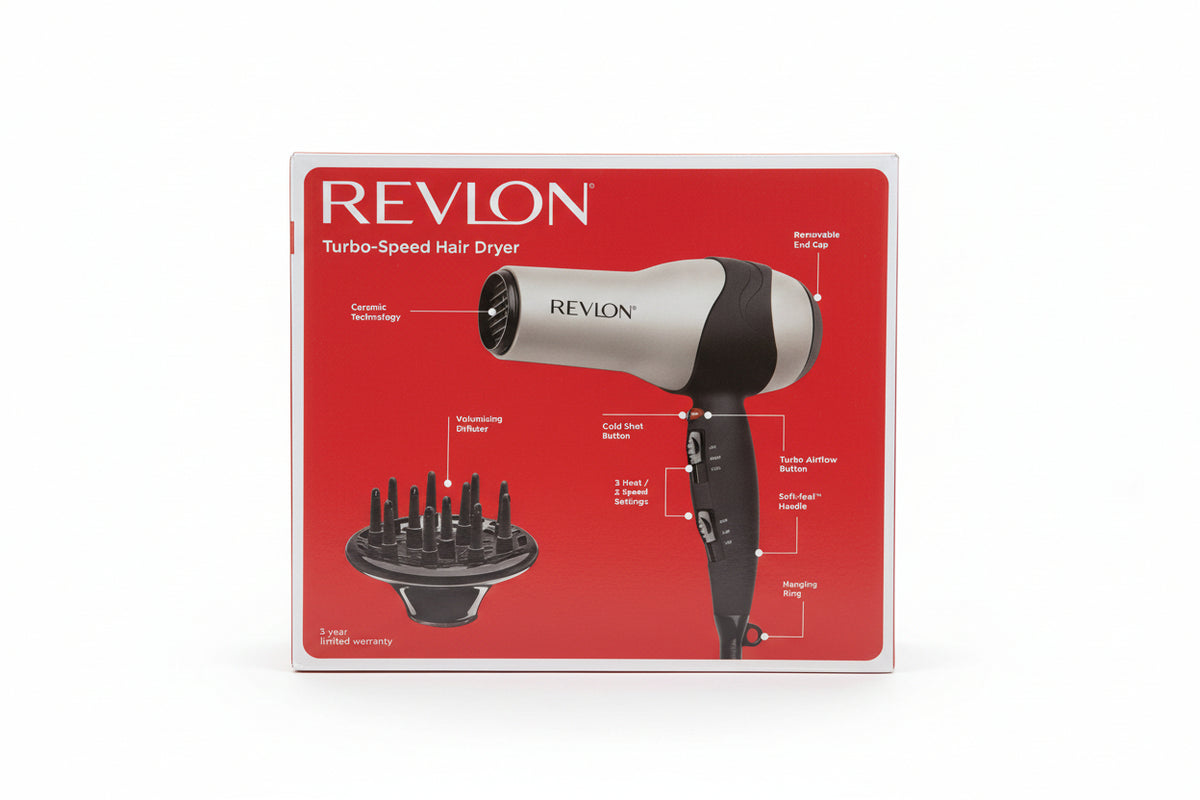 SECADOR DE CABELLO ALTA VELOCIDAD REVLON