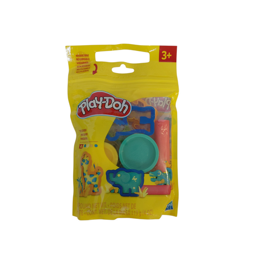 PLASTILINA  SAFARI 4 COLORES 3+