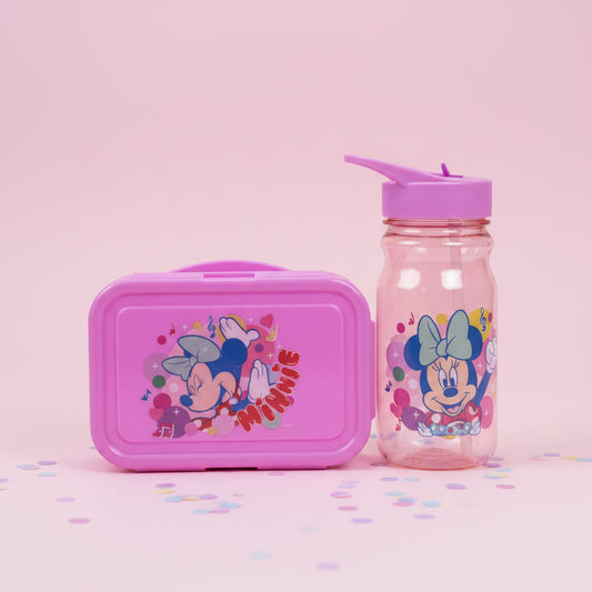 SET ENVASE CON BOTELLA MINNIE 500ML