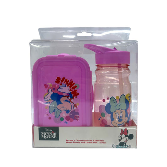SET ENVASE CON BOTELLA MINNIE 500ML