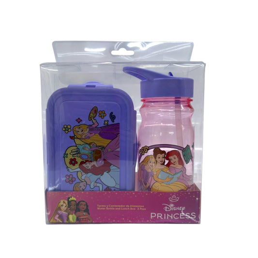 SET ENVASE CON BOTELLA DE PRINCESAS 500ML