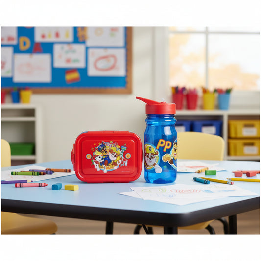 SET ENVASE CON BOTELLA  PAW PATROL 500ML