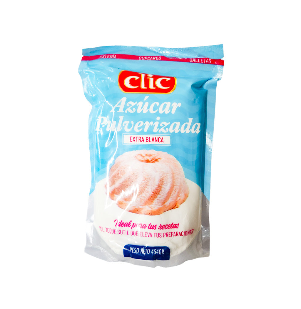 AZUCAR PULVERIZADA CLIC 454GR