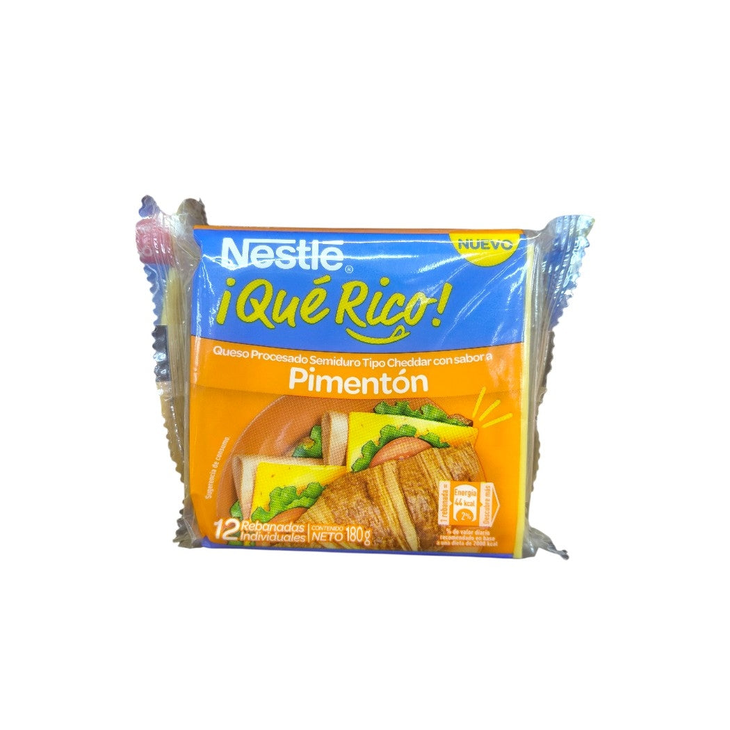 QUESO AMERICANO C/PIMIENTO NESTLE 180GR