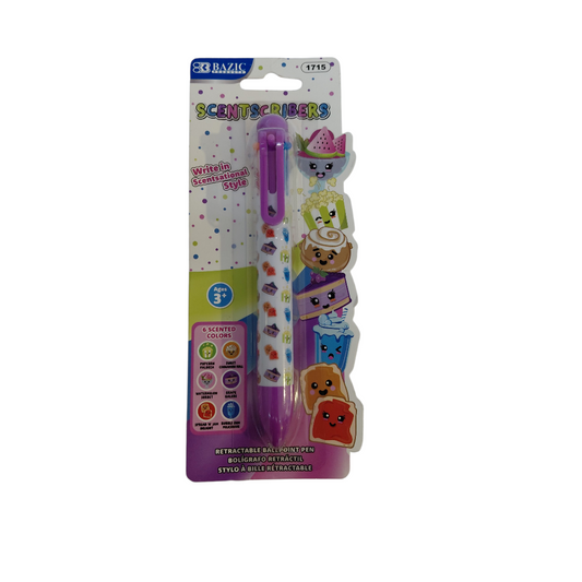 BOLIGRAFO RETRACTIL 6 COLORES