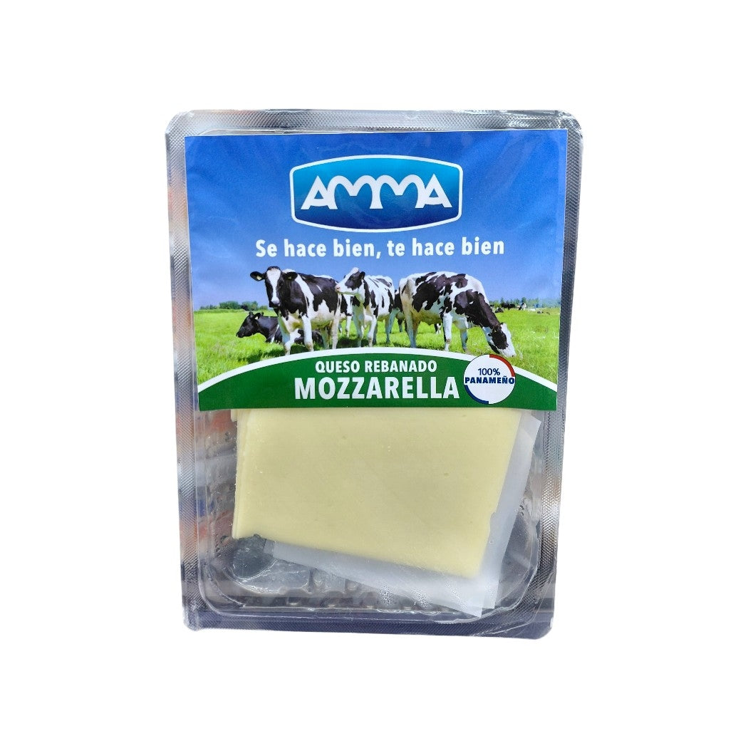 QUESO MOZZARELLA REBANADO AMMA 170GR