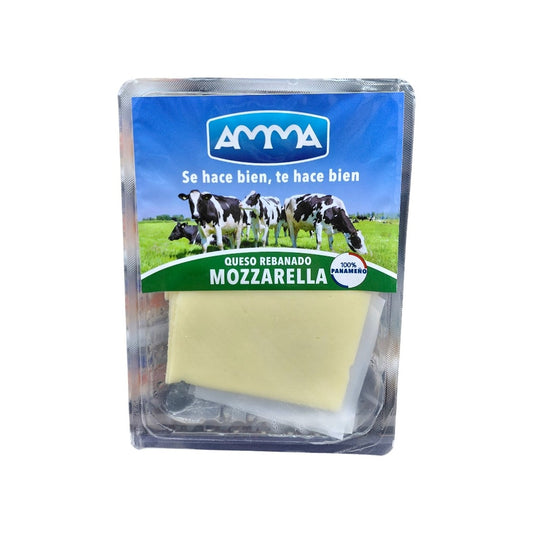 QUESO MOZZARELLA REBANADO AMMA 170GR