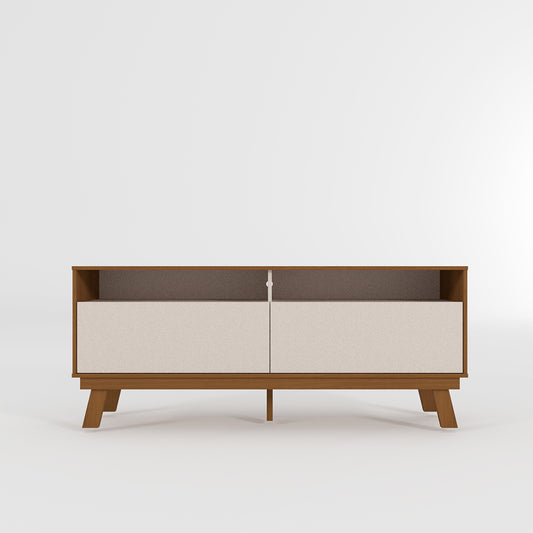 MUEBLE DE TV 2 COMPARTIMIENTOS ABIERTOS Y 2 GAVETAS