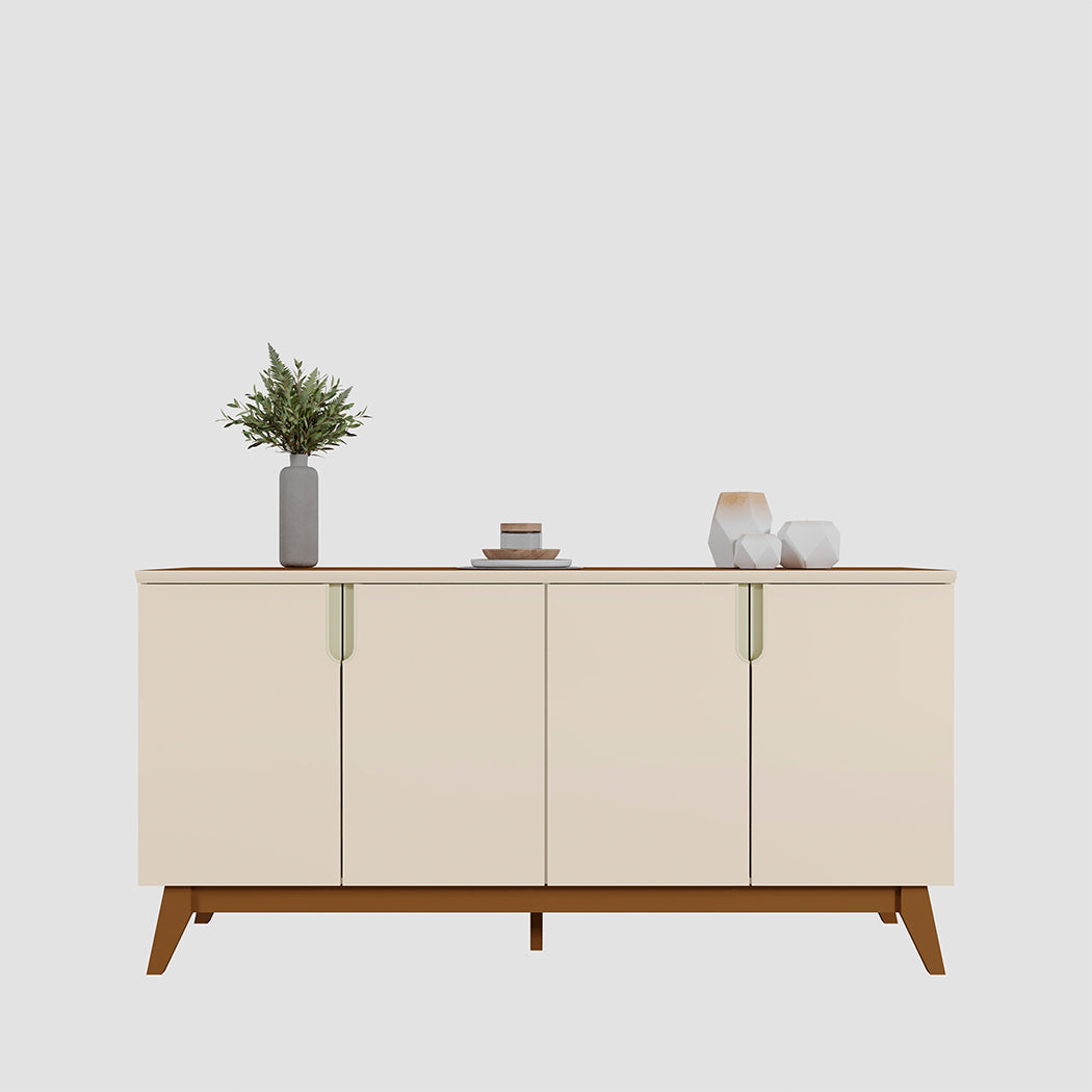 BUFFETERA BEIGE CON 4 GAVETAS