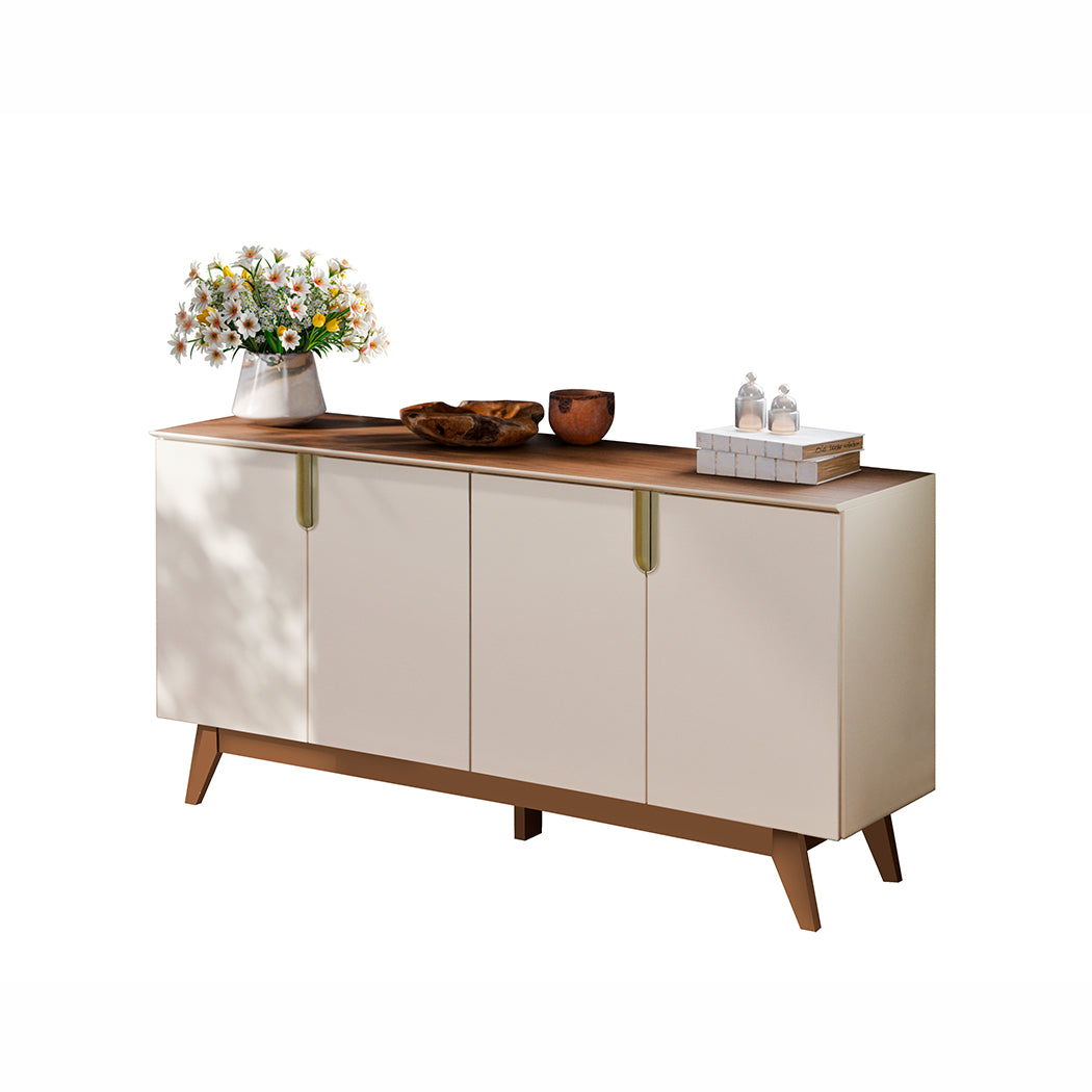 BUFFETERA BEIGE CON 4 GAVETAS