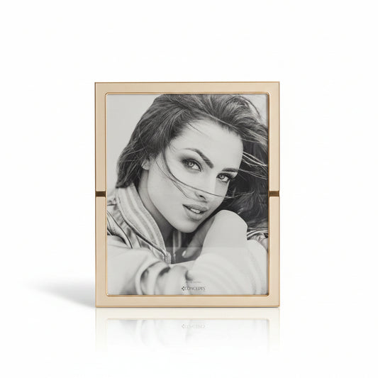 PORTARRETRATO MARCO BEIGE CON DORADO 8X10