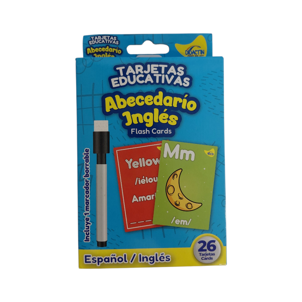 TARJETAS EDUCATIVAS ABECEDARIO EN INGLES