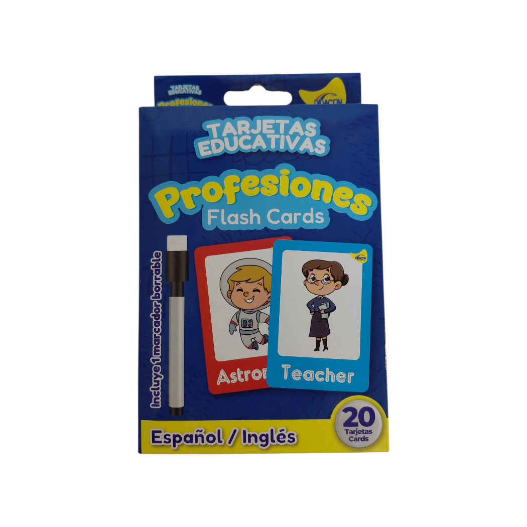 TARJETAS EDUCATIVAS PROFESIONES ESPAÑOL/INGLES