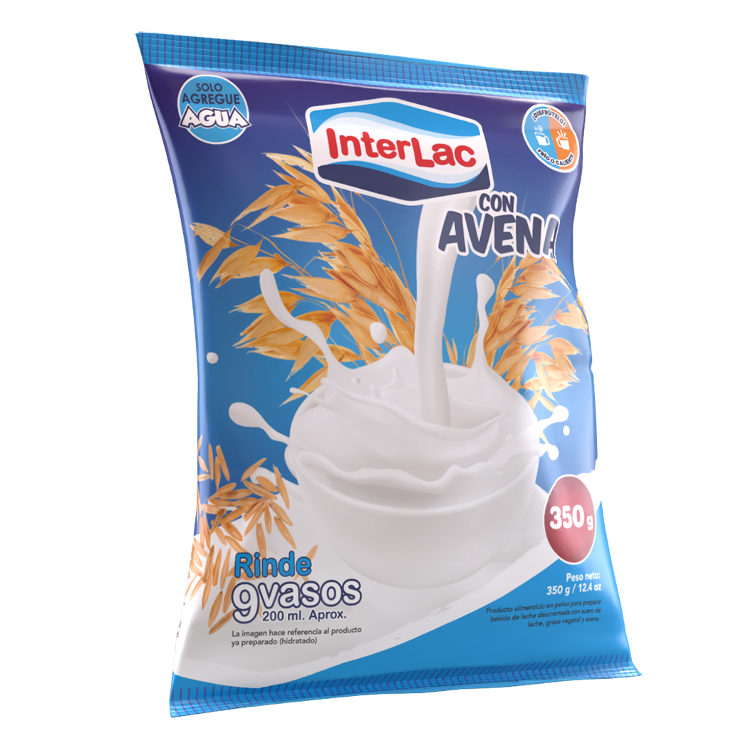 BEBIDA EN POLVO CON AVENA INTERLAC 350GR