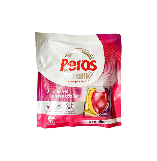 DETERGENTE EN CAPSULA ROPA COLOR PEROS 17U