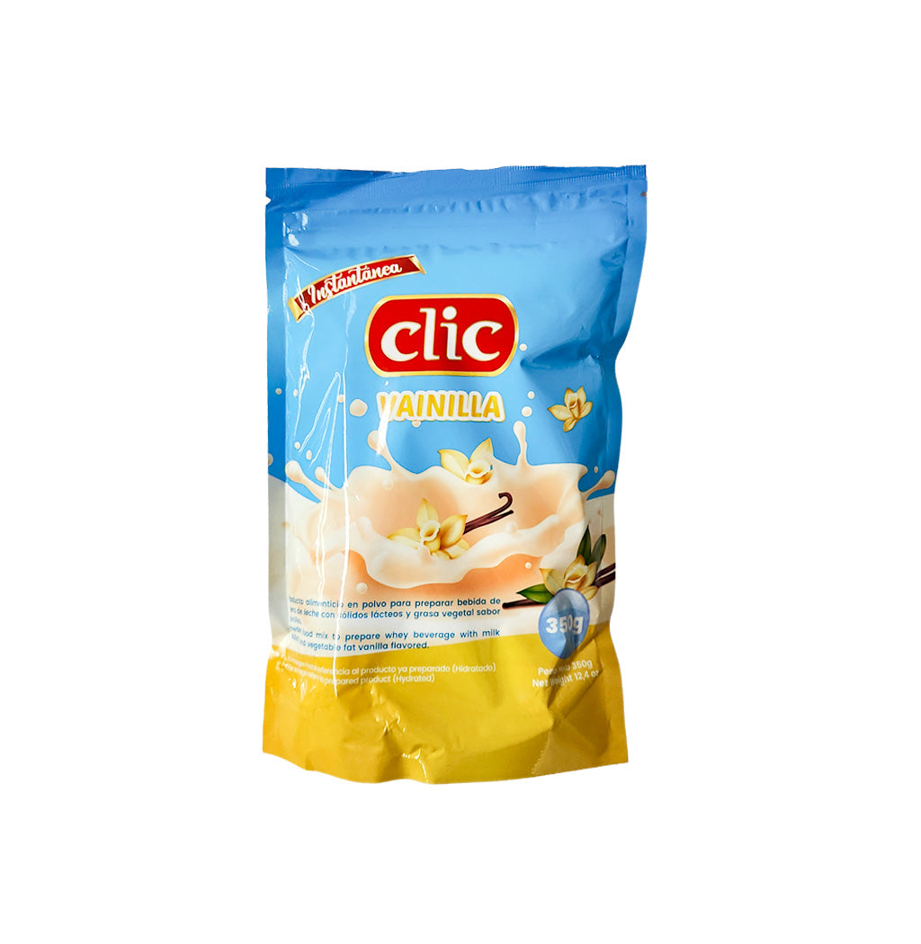 BEBIDA LACTEA EN POLVO VAINILLA CLIC 350GR